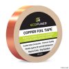 Premium Adhesive Copper Foil Tape - Double-Sided Conductive - 1 inch (25 mm) - EMI and RF Shielding, Paper Circuits, Electrical Repairs, Grounding, Arts and Crafts, Home Interior, Slug Repellent