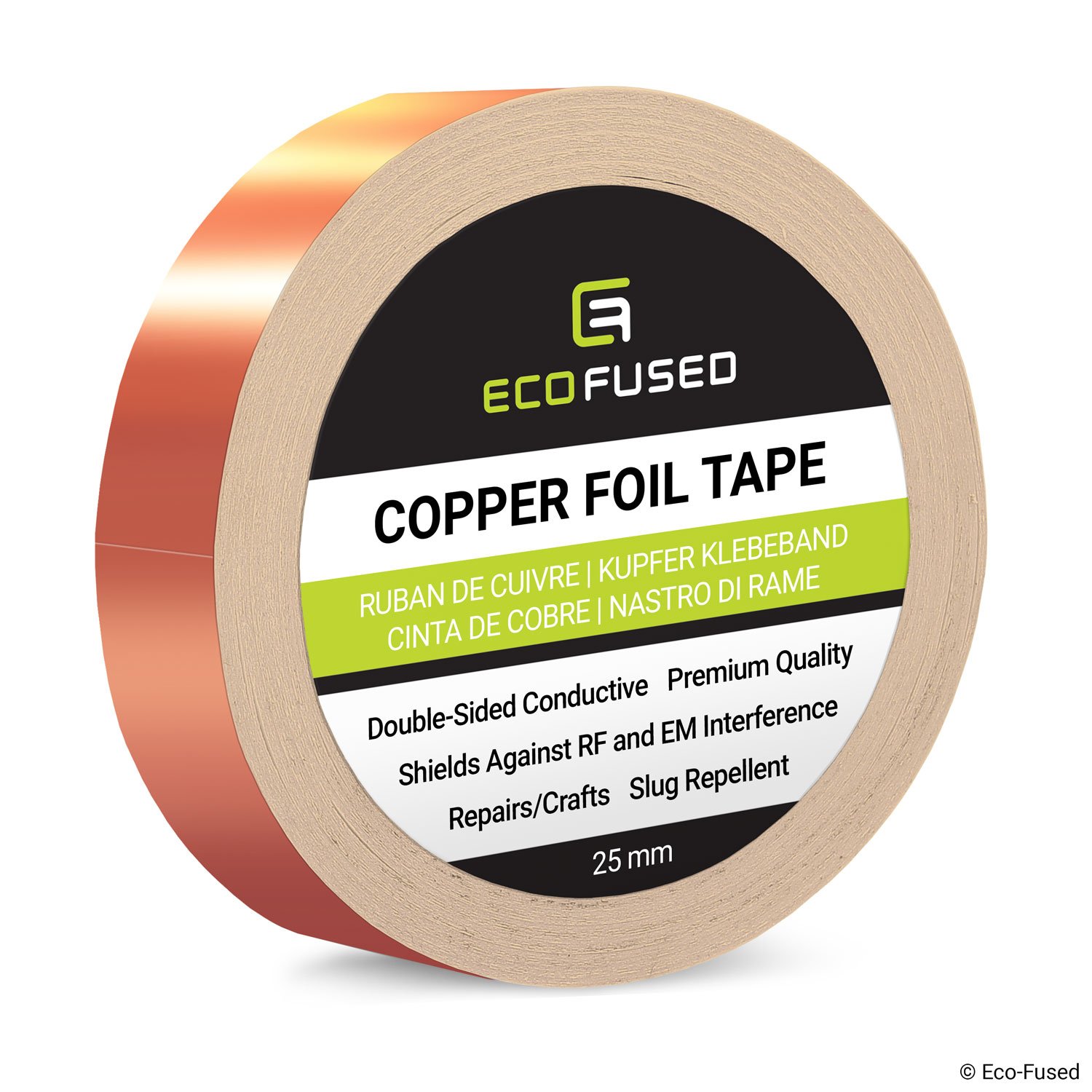 30M Double Sided DIY Copper Foil Tape EMI Shielding Conductive Adhesive Tapes UK 