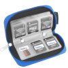 Memory Card Case - Fits up to 22x SD, SDHC, Micro SD, Mini SD and 4X CF - Holder with 22 Slots (8 Pages) - for Storage and Travel - Microfiber Cleaning Cloth and Labels Included - Image 2