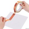 Premium Adhesive Copper Foil Tape - Double-Sided Conductive - 1 inch (25 mm) - EMI and RF Shielding, Paper Circuits, Electrical Repairs, Grounding, Arts and Crafts, Home Interior, Slug Repellent - Image 2
