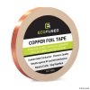 Premium Adhesive Copper Foil Tape - Double-Sided Conductive - 0.5 inch (12.7 mm) - EMI and RF Shielding, Paper Circuits, Electrical Repairs, Grounding, Arts and Crafts, Home Interior, Slug Repellent