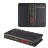 Eco-Fused Handmade Faux Leather Classic Book Case compatible with Apple iPhone 5 also includes 1 Short Stylus and 1 Eco-Fused Microfiber Cleaning Cloth (Encyclopedia/black) - Image 2