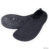 Eco-Fused Women's Water Shoes with Elastic, Quick Dry, Breathable Fabric and Non-Slip Rubber Sole - Extra Comfort - Yoga, Pool, Beach (Water Shoes: Black, (S) US Size: 6-7 Length: 9-9.2") - Image 3