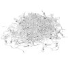 Eco-Fused 18mm Earring Hooks - 200 pcs - Coil and Ball Style Nickel-Free Ear Wires - Silver-Plated Steel- Great for DIY Earrings - Image 4