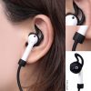 Eco-Fused Accessories Kit Compatible with Apple AirPods - 7in1 - Ear Hooks, Neck Strap, Silicone Sleeve with Carabiner, Protective Storage Case with Zipper and Mesh Pocket, Cleaning Cloth - Image 4